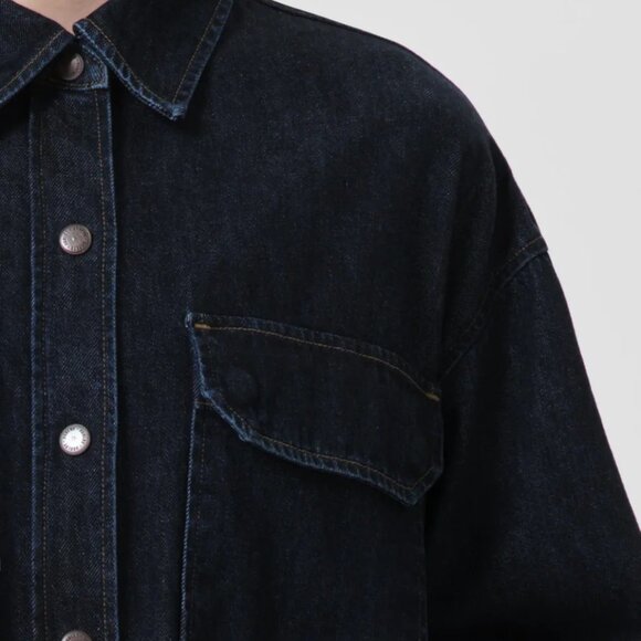 Gwen Slice Shirt - Rinse AGOLDE - Picture 2 of 10